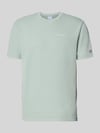 Champion T-Shirt mit Strukturmuster und Label-Stitchings Lind