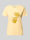 Soyaconcept T-Shirt mit Statement- und Motiv-Print Modell 'RINA' DUNKEL GELB