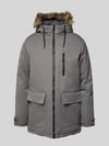 JACK & JONES Regular Fit Parka mit Kapuze Modell 'CHARLIE' Mittelgrau