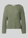 Marc O'Polo Relaxed Fit Pullover aus Baumwoll-Mix Hellgruen