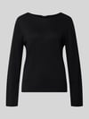 s.Oliver RED LABEL Regular Fit Pullover aus Baumwoll-Viskose-Mix Black