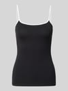 REVIEW Top mit Karree-Ausschnitt Black