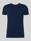 Tommy Hilfiger Slim Fit T-Shirt aus Baumwoll-Mix Marine