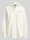 Polo Ralph Lauren Hemdbluse mit Logo-Stitching Weiss