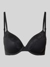 Calvin Klein Underwear Regular fit beha met kant, model 'Cove' Zwart