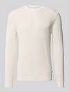 s.Oliver RED LABEL regular fit trui van puur katoen Offwhite