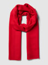 FRAAS Sjaal met gerafelde boorden Rood