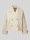 Selected Trenchcoat met strookzakken, model 'CILO' Beige