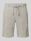 JACK & JONES Shorts mit Tunnelzug Modell 'STACE MYKONOS' Offwhite