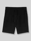 Tom Tailor Denim Regular Fit Sweatshorts aus Baumwoll-Mix Black