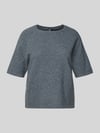 PIECES T-shirt o kroju regular fit z raglanowymi rękawami model ‘BREE’ Szaroniebieski melanż