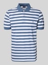 Christian Berg Men Modern Fit Poloshirt mit Logo-Stitching Jeansblau