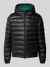 Blauer USA Gewatteerd jack met capuchon, model 'CHARLES' Zwart