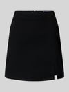 VERO MODA Eng anliegender Jeansrock aus Baumwoll-Mix Modell 'NELLY' Black