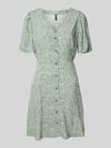 VERO MODA Licht uitlopend minijurkje van pure viscose model 'ALBA' Mintgroen