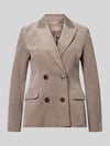 Christian Berg Woman Selection Regular Fit blazer van corduroy Taupe