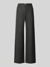 SEDUCTIVE Wide Leg Stoffhose mit Woll-Anteil Modell 'KIMBERLY' Anthrazit
