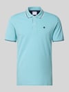 Champion Slim Fit Poloshirt mit Label-Stitching Hellblau