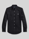 Polo Ralph Lauren Regular Fit Freizeithemd aus reinem Leinen Black