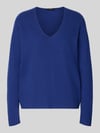Oui Strickpullover aus Viskose-Mix Modell 'FREYJA' Royal