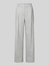 someday. Stoffen broek met bandplooien, model 'Catsby' Middengrijs gemêleerd