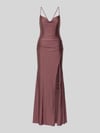 Mascara Abendkleid mit Gehschlitz Altrosa