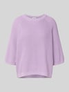 JJXX Oversized gebreide pullover van 100% katoen model 'MARGE' Lila