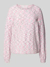 Christian Berg Woman Strickpullover mit Rundhalsausschnitt Rosa