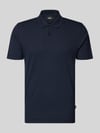 BOSS koszulka polo o kroju regular fit z mieszanki bawełny model 'PARLAY 240' Granatowy