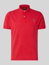 Superdry Regular Fit Poloshirt mit Logo-Stitching Rot