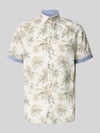 Tom Tailor Regular Fit Freizeithemd aus reiner Baumwolle Offwhite