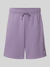 New Balance Relaxed Fit Shorts mit Logo-Stitching Violett