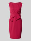 Vera Mont Knielanges Cocktailkleid mit Knotendetail Pink