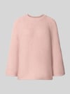 FREE/QUENT Gebreide pullover met raglanmouwen Oudroze gemêleerd