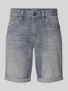 PME Legend Regular Fit Jeansshorts im 5-Pocket-Design Mittelgrau