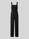 ONLY Regular Fit Jumpsuit mit gesmoktem Rumpf Modell 'ELISE' Black