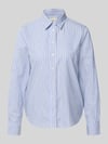 GANT Regular fit blouse met lange mouwen van puur katoen Lichtblauw