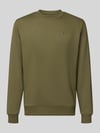 Tommy Jeans Regular Fit Sweatshirt aus Baumwoll-Mix Oliv