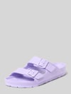 Espadrij slippers met reliëflogo model 'AMI POOL' Paars