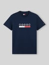 Tommy Jeans Regular Fit T-Shirt aus reiner Baumwolle mit Logo-Print Dunkelblau