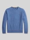 Polo Ralph Lauren Regular Fit Pullover aus reiner Wolle Jeansblau