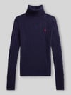 Polo Ralph Lauren Regular Fit Rollkragenpullover aus Woll-Kaschmir-Mix Dunkelblau
