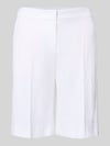 BOSS Regular Fit Bermudas aus Leinen-Viskose-Mix Modell 'TIANALA' Weiss