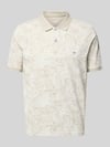 Fynch-Hatton regular fit poloshirt van katoen in alloverlook Offwhite