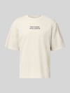 Wood Wood T-Shirt mit Rundhalsausschnitt Modell 'Gary' Offwhite