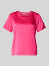 Christian Berg Woman Selection Blusenshirt aus Satin mit Rundhalsausschnitt Pink