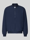 JACK & JONES bomberka z bocznymi wpuszczanymi kieszeniami model 'CHARGE' Granatowy
