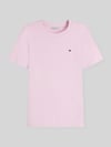Tommy Hilfiger Slim Fit T-Shirt aus reiner Baumwolle Pink