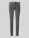 Liu Jo White Skinny Fit Jeans mit Eingrifftaschen Mittelgrau