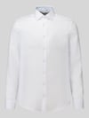 Seidensticker Slim Fit Businesshemd aus reiner Baumwolle Modell 'New Kent Patch' Weiss